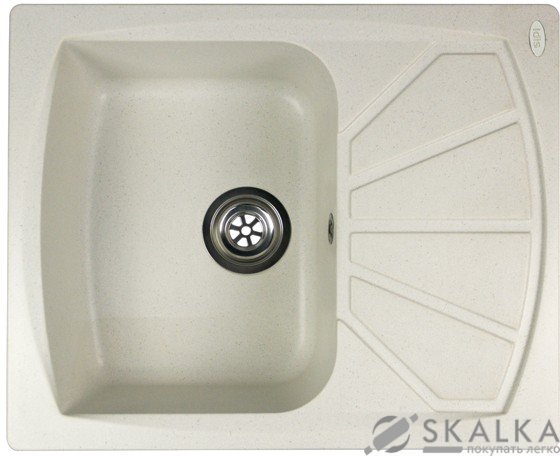 На фото Кухонная мойка Idis Premium Vanilla 326