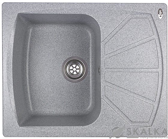 На фото Кухонная мойка Idis Premium Fashion gray 310