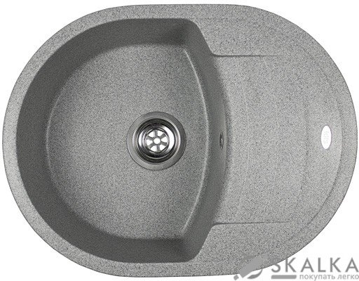 На фото Кухонная мойка Idis Cappa Fashion Gray 310