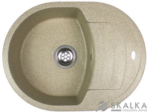 На фото Кухонная мойка Idis Cappa Pebble 070