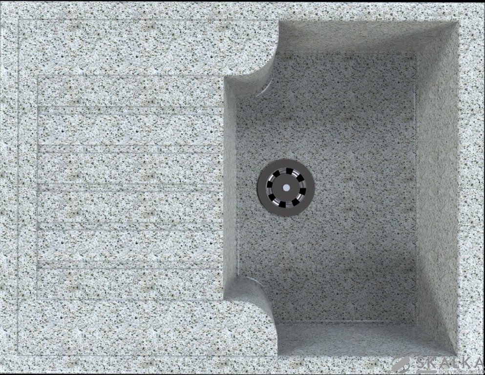 На фото Кухонная мойка Idis Romania Mont Blanc 465