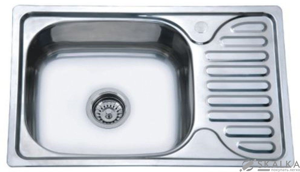 Кухонная мойка Zerix Z6642-08-180D Decor декорированная (ZX1601) На фото Кухонная мойка Zerix Z6642-08-180D Decor декорированная (ZX1601)