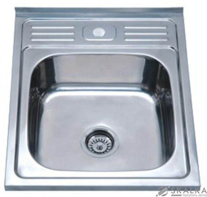 Кухонная мойка Zerix Z5060-04-160E Satin матовая (ZX1610) На фото Кухонная мойка Zerix Z5060-04-160E Satin матовая (ZX1610)