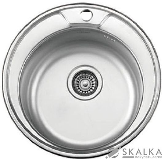 Кухонная мойка Haiba 490 Satin матовая (HB0534) На фото Кухонная мойка Haiba 490 Satin матовая (HB0534)