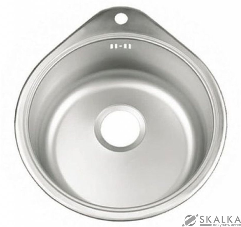 На фото Кухонная мойка Haiba 50x44 Decor декорированная (HB0538)
