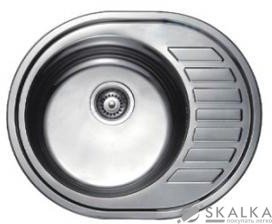 На фото Кухонная мойка Haiba 57x45 Polish глянцевая (HB0547)