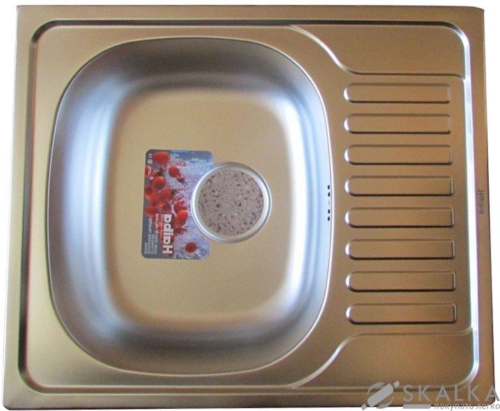 На фото Кухонная мойка Haiba 58x48 Polish глянцевая (HB0550)
