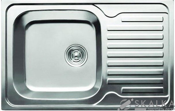 На фото Кухонная мойка Haiba 78x43 Decor декорированная (HB0564)