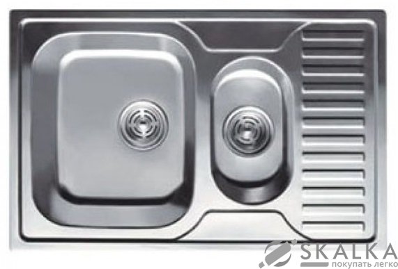 На фото Мойка для кухни Haiba 78x50 ARMONIA Satin матовая (HB0650)