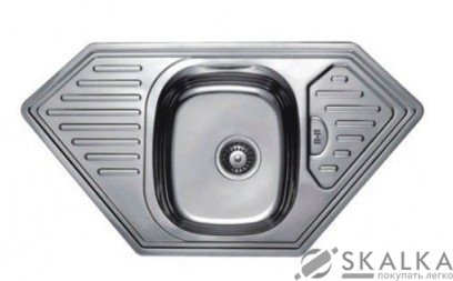 На фото Кухонная мойка Haiba 100x50 Decor декорированная (HB0522)