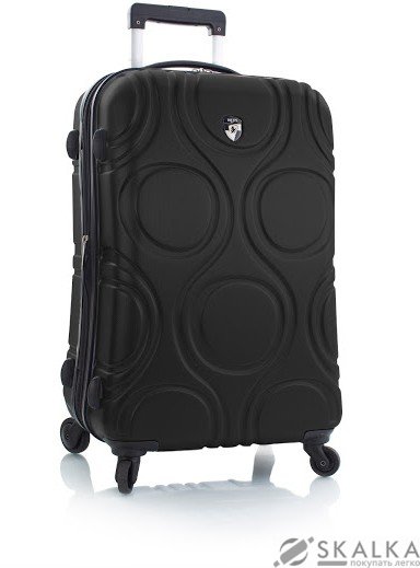 На фото Чемодан Heys EcoOrbis (M) Black (924295)