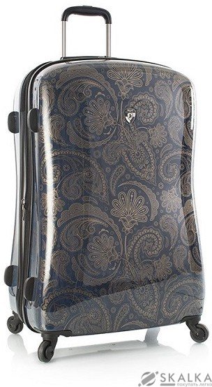 На фото Чемодан Heys Indigo Paisley (L) (923597)