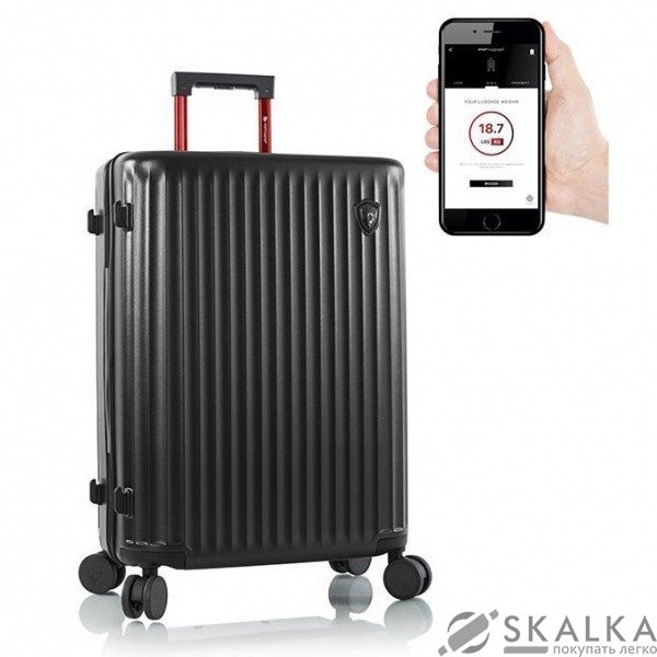 На фото Чемодан Heys Smart Connected Luggage (M) Black (925227)