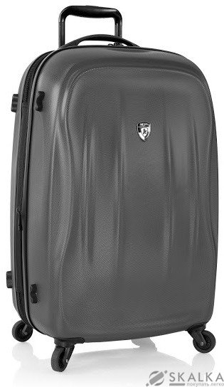 На фото Чемодан Heys SuperLite (M) Pewter (925191)