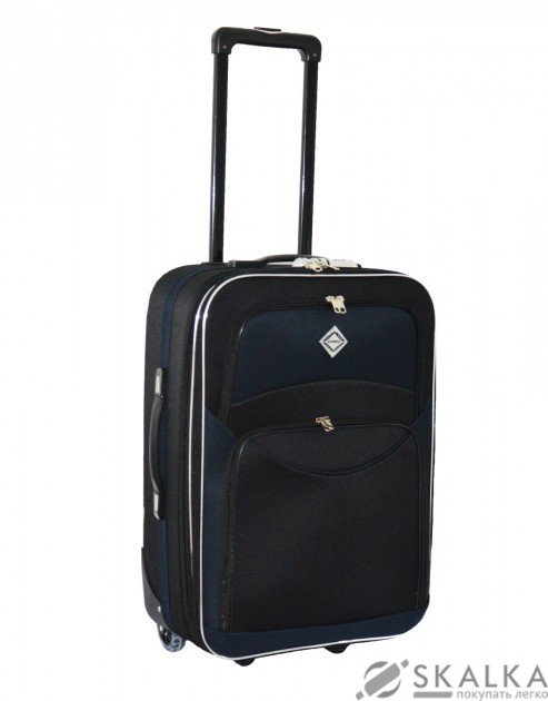 Чемодан Bonro Best (небольшой) черно-т. синий (10021907) На фото Чемодан Bonro Best (небольшой) черно-т. синий (10021907)