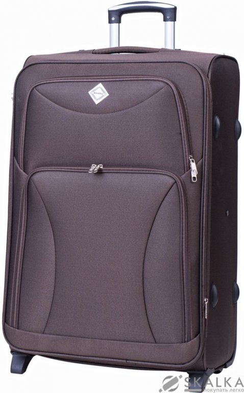 Чемодан Bonro Tourist (небольшой) коричневый (10032003) На фото Чемодан Bonro Tourist (небольшой) коричневый (10032003)