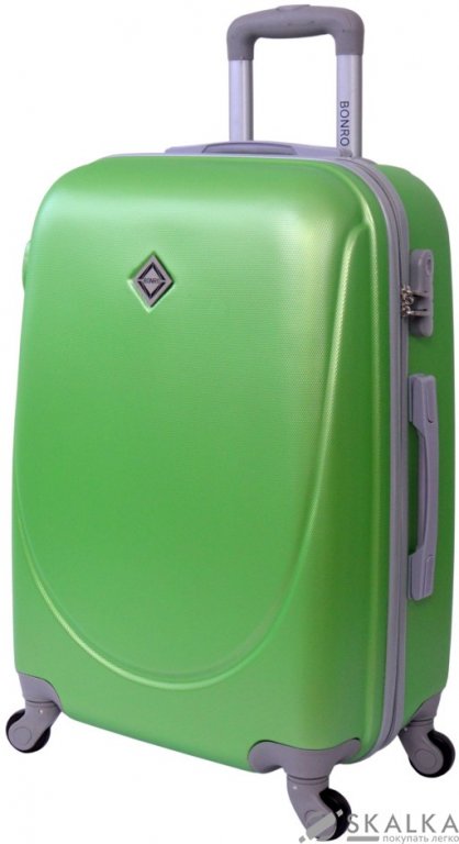 Чемодан ручная кладь Bonro Smile (мини) салатовый (10051803) На фото Чемодан ручная кладь Bonro Smile (мини) салатовый (10051803)