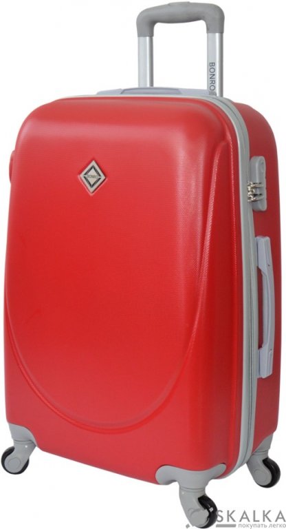 Чемодан ручная кладь Bonro Smile (мини) красный (10051804) На фото Чемодан ручная кладь Bonro Smile (мини) красный (10051804)