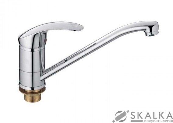 Кухонный смеситель Haiba Mars 555 на гайке (HB0268) На фото Кухонный смеситель Haiba Mars 555 на гайке (HB0268)