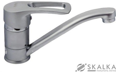 На фото Кухонный смеситель Haiba Hansberg 004-15 СМ хром (HB0191)
