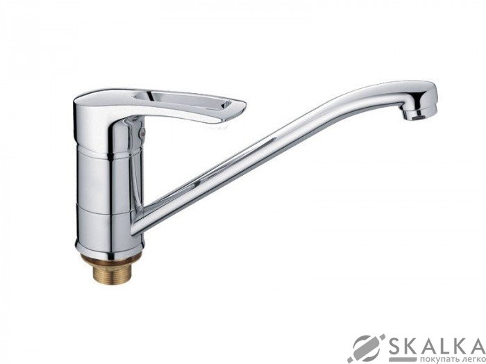 На фото Кухонный смеситель Haiba Hansberg 555 на гайке (HB0213)