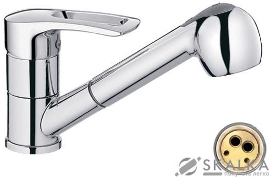 Кухонный смеситель Haiba Hansberg 014 (HB0208) На фото Кухонный смеситель Haiba Hansberg 014 (HB0208)