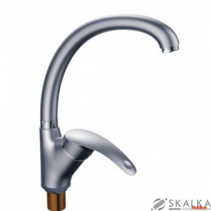 Кухонный смеситель Haiba Mars 777 на гайке сатин (HB0274) На фото Кухонный смеситель Haiba Mars 777 на гайке сатин (HB0274)