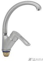 Кухонный смеситель Haiba Hansberg 777 на гайке сатин (HB0220) На фото Кухонный смеситель Haiba Hansberg 777 на гайке сатин (HB0220)