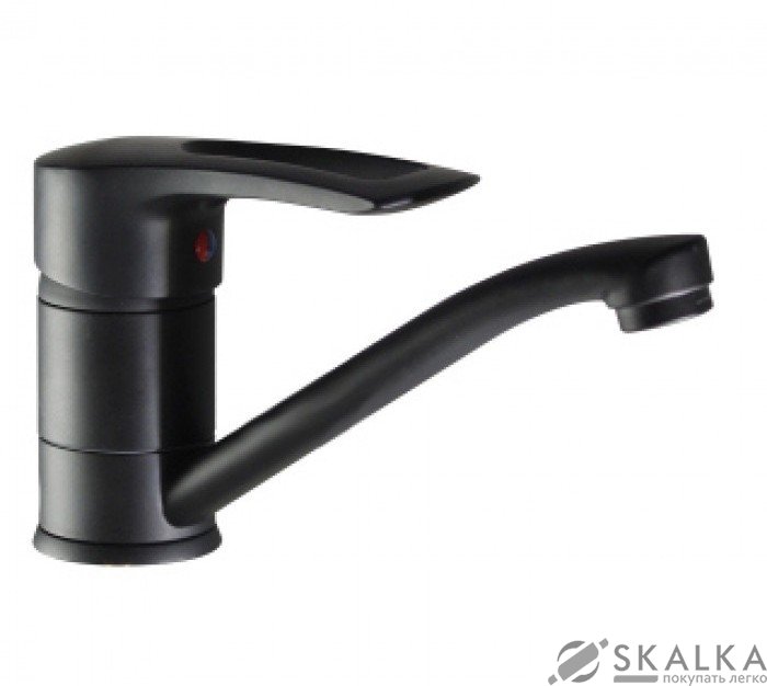 На фото Смеситель для кухни Haiba Hansberg 004-15 СМ BLACK (HB0185)