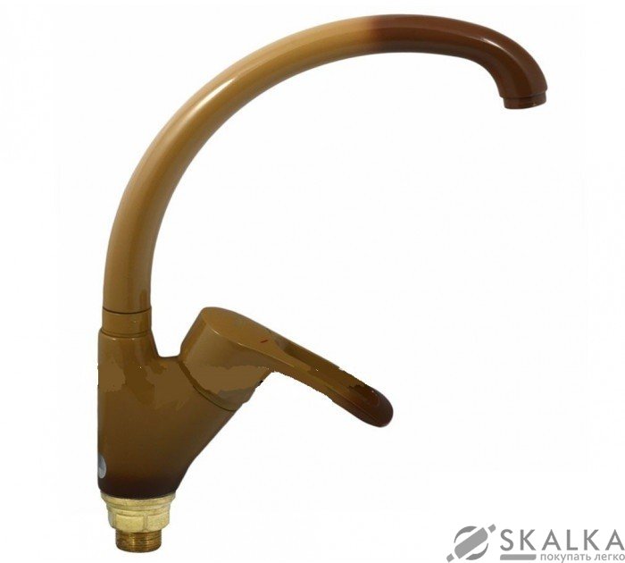 Смеситель для кухни Haiba Hansberg 777 на гайке COFFEE (HB0217) На фото Смеситель для кухни Haiba Hansberg 777 на гайке COFFEE (HB0217)
