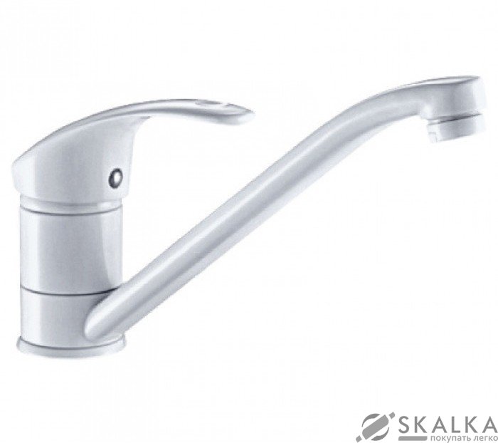Смеситель для кухни Haiba Mars 004 WHITE (HB0247) На фото Смеситель для кухни Haiba Mars 004 WHITE (HB0247)