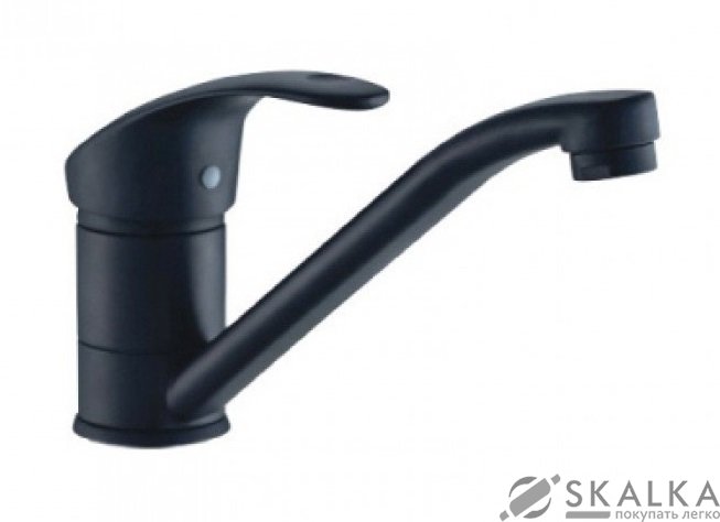 На фото Смеситель для кухни Haiba Mars 004-15 СМ BLACK (HB0249)