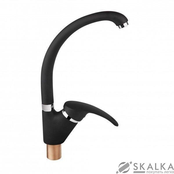 Смеситель для кухни Haiba Mars 011 BLACK (HB0748) На фото Смеситель для кухни Haiba Mars 011 BLACK (HB0748)