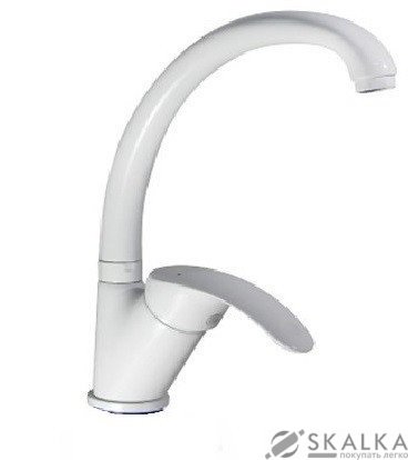 Смеситель для кухни Haiba Mars 011 WHITE (HB0811) На фото Смеситель для кухни Haiba Mars 011 WHITE (HB0811)