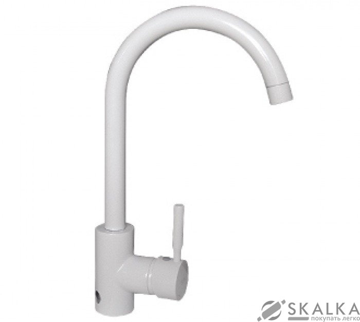 Смеситель для кухни Haiba Hans 011 WHITE (HB0165) На фото Смеситель для кухни Haiba Hans 011 WHITE (HB0165)