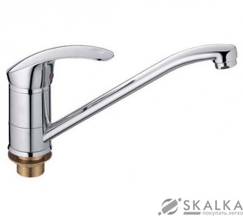 На фото Кухонный смеситель Cron Mars 555 на гайке (CR0053)