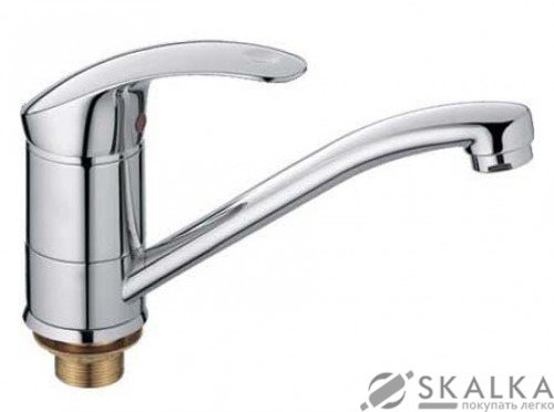 На фото Кухонный смеситель Cron Mars 555-15 CM на гайке (CR0054)