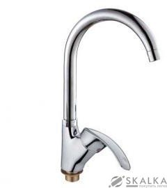 На фото Кухонный смеситель Cron Mars 777-G на гайке (CR0056)