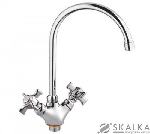 Кухонный смеситель Cron Zeus 278 на гайке (CR0087) На фото Кухонный смеситель Cron Zeus 278 на гайке (CR0087)