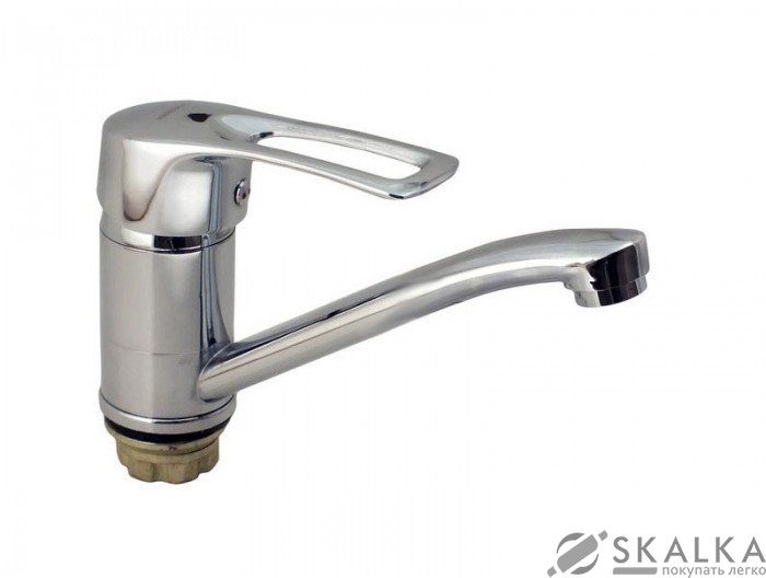 На фото Кухонный смеситель G-Ferro Hansberg 555-Z-15 СМ на гайке (GF0009)