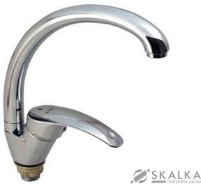 На фото Смеситель для кухни G-Ferro Mars 777-Z на гайке (GF1002)