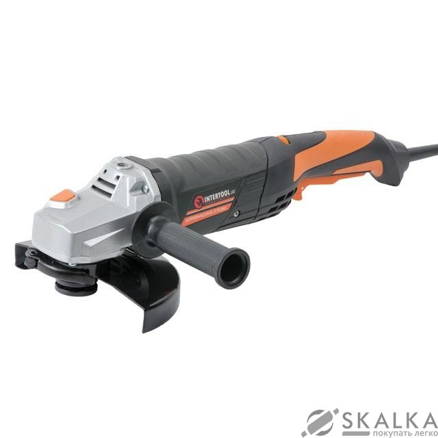 На фото Шлифмашина угловая Intertool STORM, 1500Вт, 180мм (WT-0209)