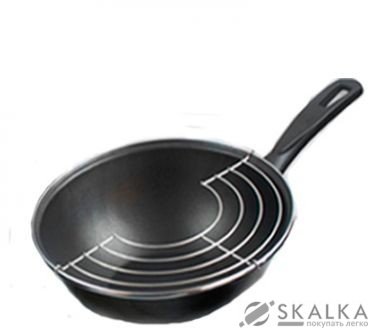 Сковорода вок Vitrinor BLACK 28 см (1102537) На фото Сковорода вок Vitrinor BLACK 28 см (1102537)