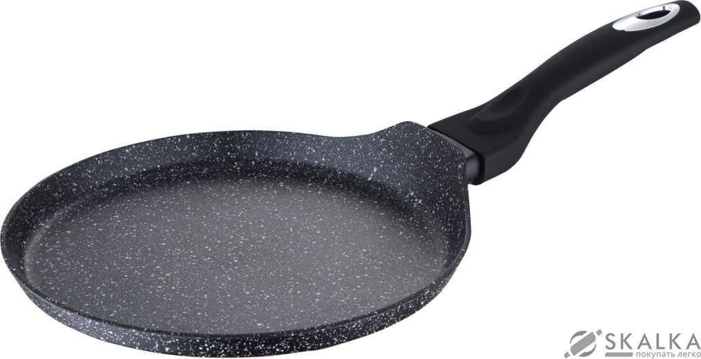 На фото Сковорода Bergner для блинов Galaxy 25 см (BG-8421-MBB)