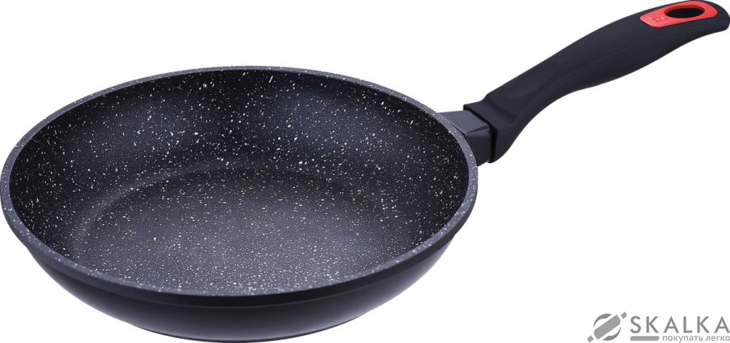 На фото Сковорода Bergner Red stone 26 см (BG-8372-BK)