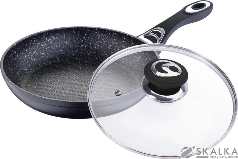 Cковорода Wellberg Shimmer 22 см (WB-2266-BK) На фото Cковорода Wellberg Shimmer 22 см (WB-2266-BK)