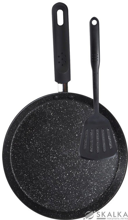 Cковорода блинная Wellberg 25 см (WB-9707) На фото Cковорода блинная Wellberg 25 см (WB-9707)