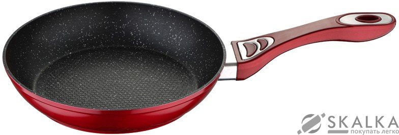 На фото Cковорода Wellberg Titan marble 24 см (WB-3360-RD)