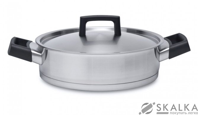 Сковорода глубокая BergHOFF RON 24 см (3900025) На фото Сковорода глубокая BergHOFF RON 24 см (3900025)