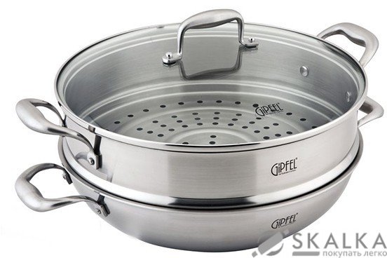 Cковорода вок Gipfel OSTEN 32 см (1616) На фото Cковорода вок Gipfel OSTEN 32 см (1616)